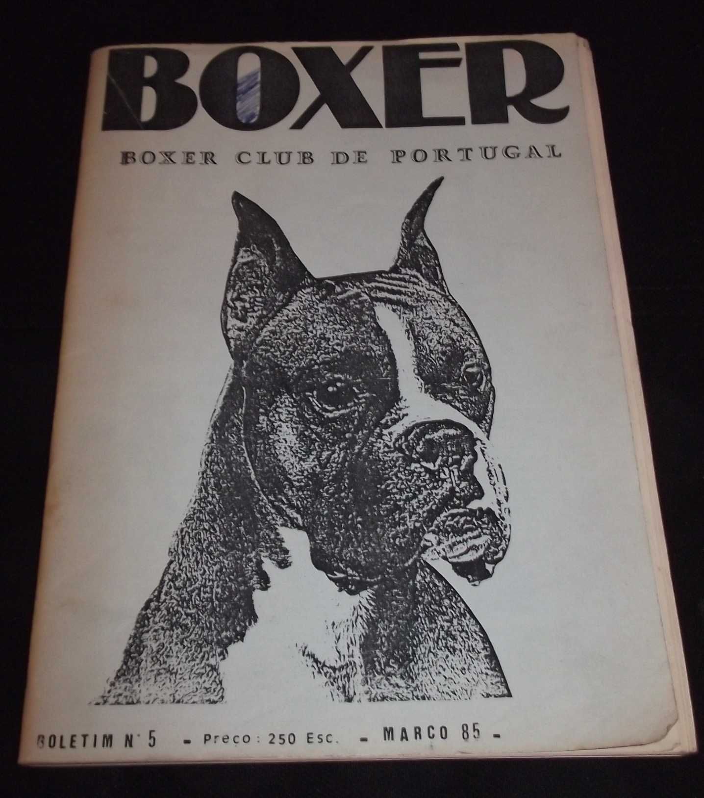 Livro Boletim Boxer Club de Portugal nº 5 1985