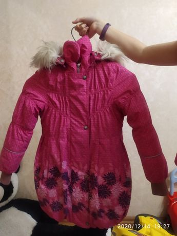Lenne, 122см зимняя куртка для девочки