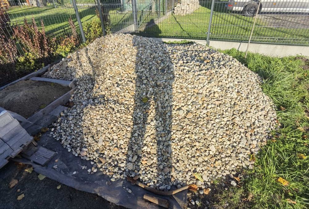 Żwir otoczak 8-32, kamień drenażowy bez transportu sprzedaż prywatna