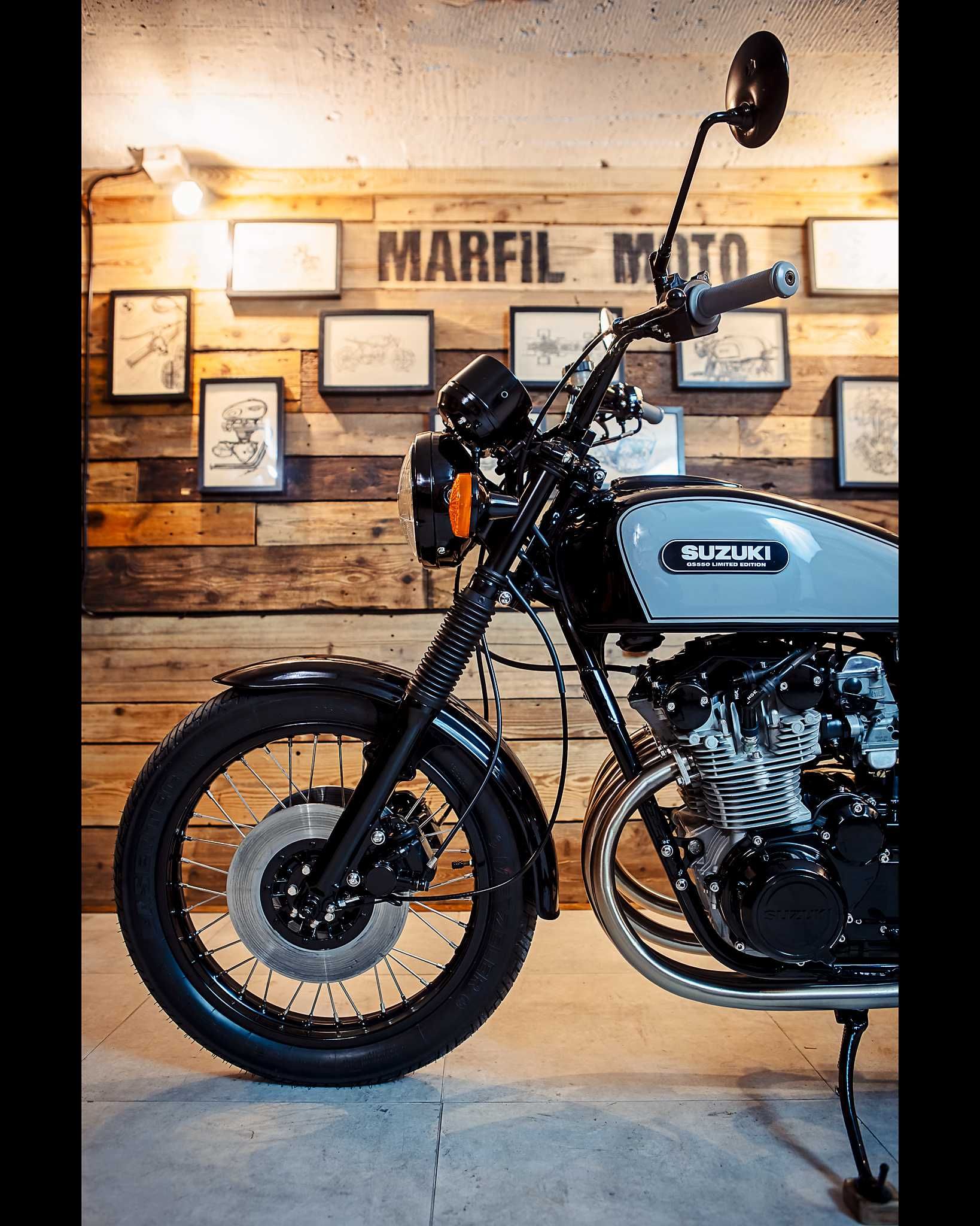 Suzuki GS 550 klasyk, cafe racer