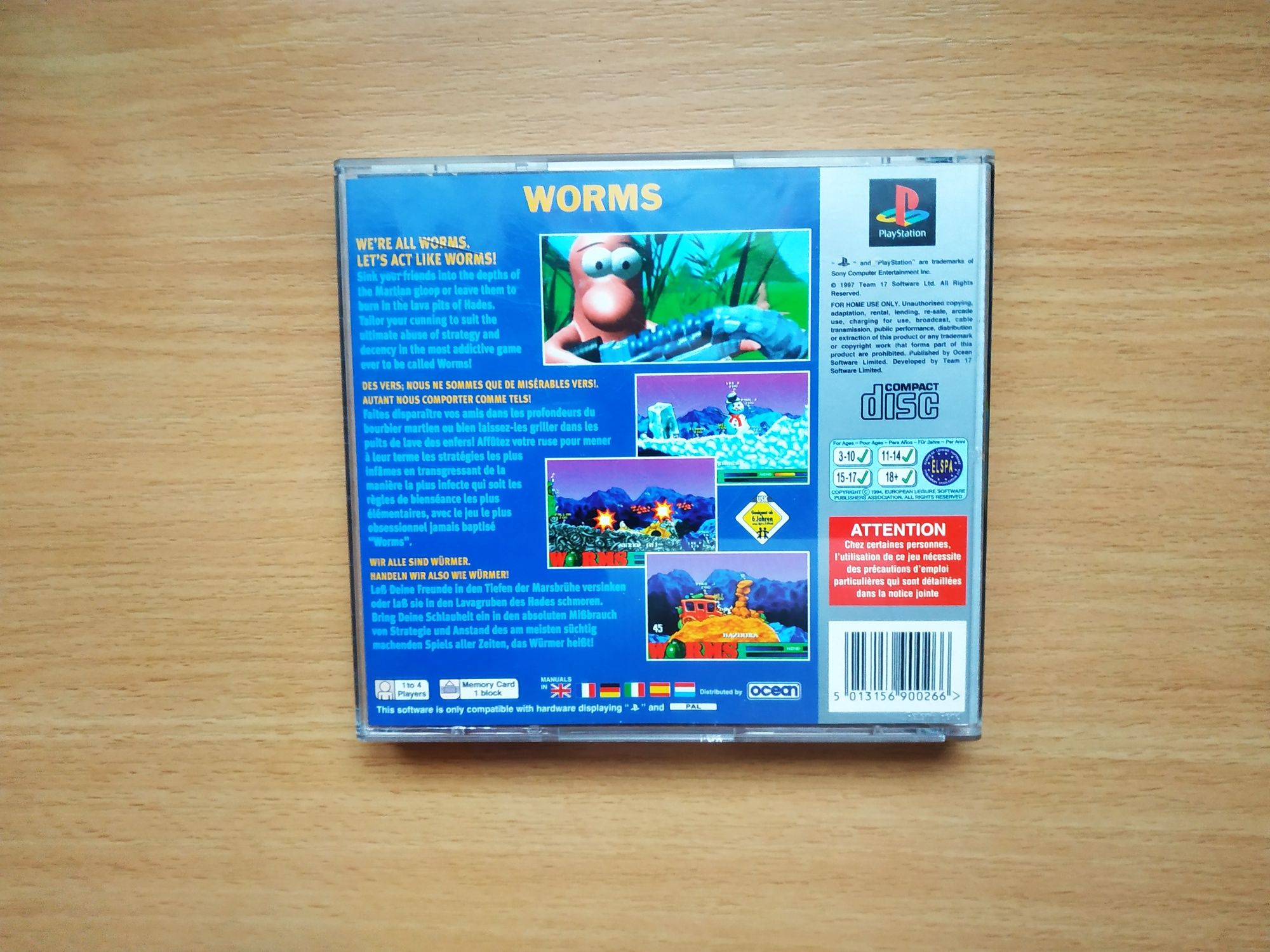 Worms psx, możliwa wysyłka przez olx