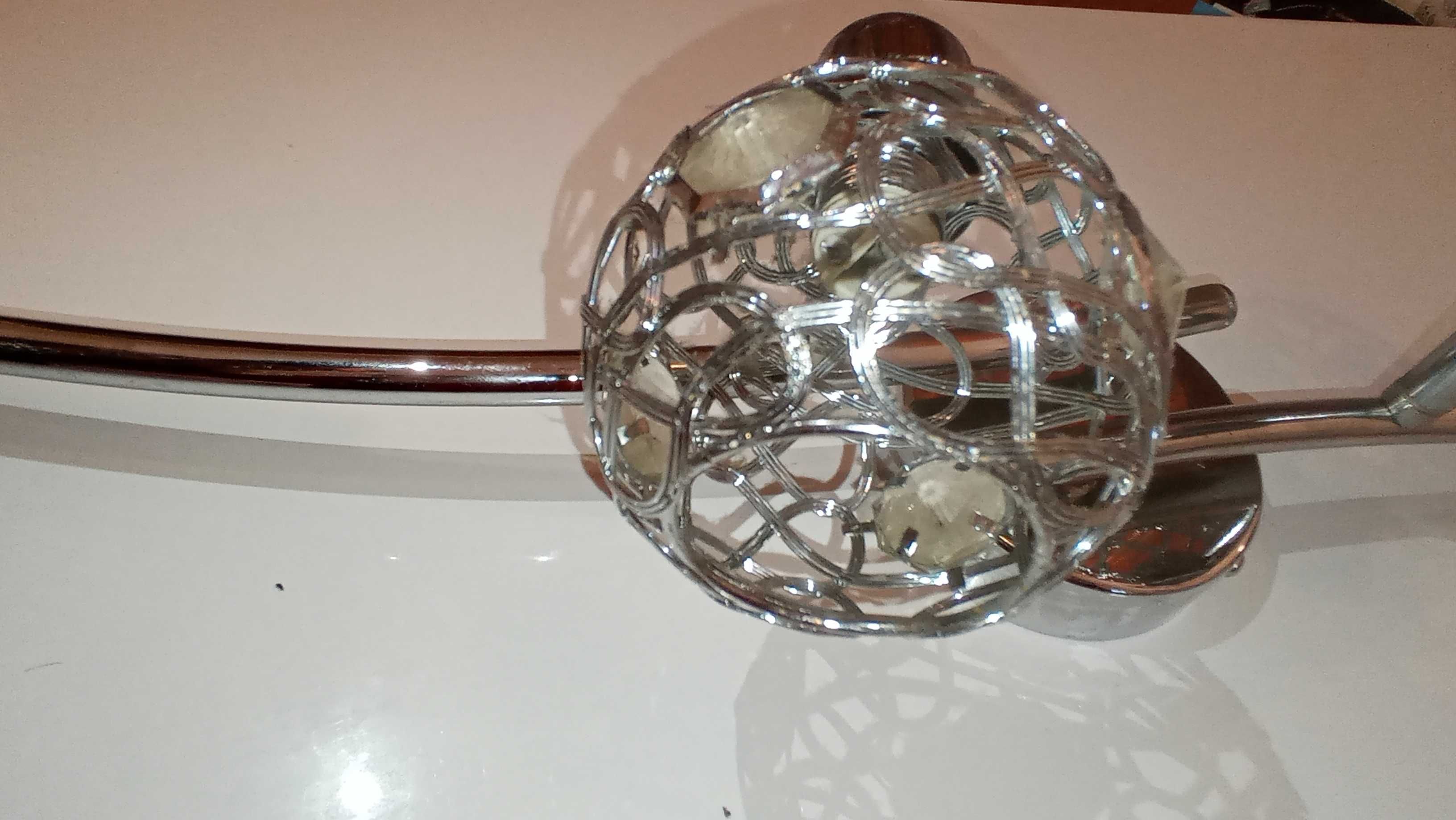 Lampa żyrandol ALFA listwa koszyczki