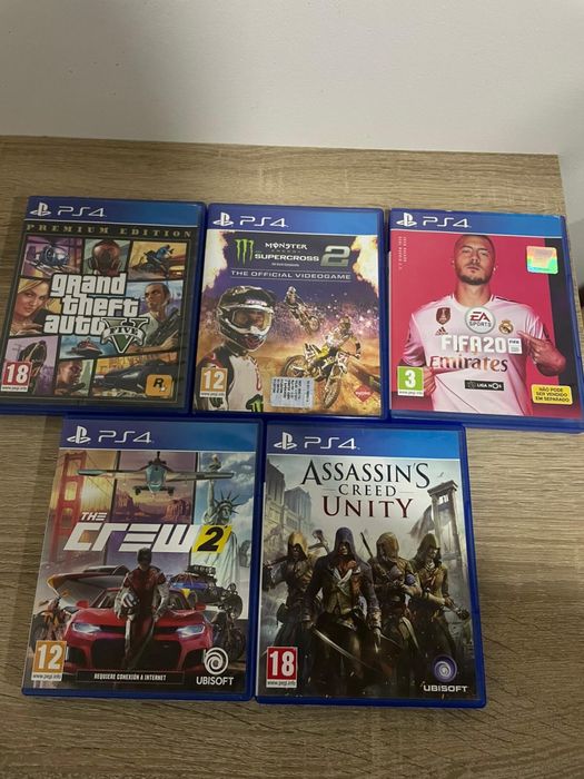 Playstation 4 de 1T; jogos