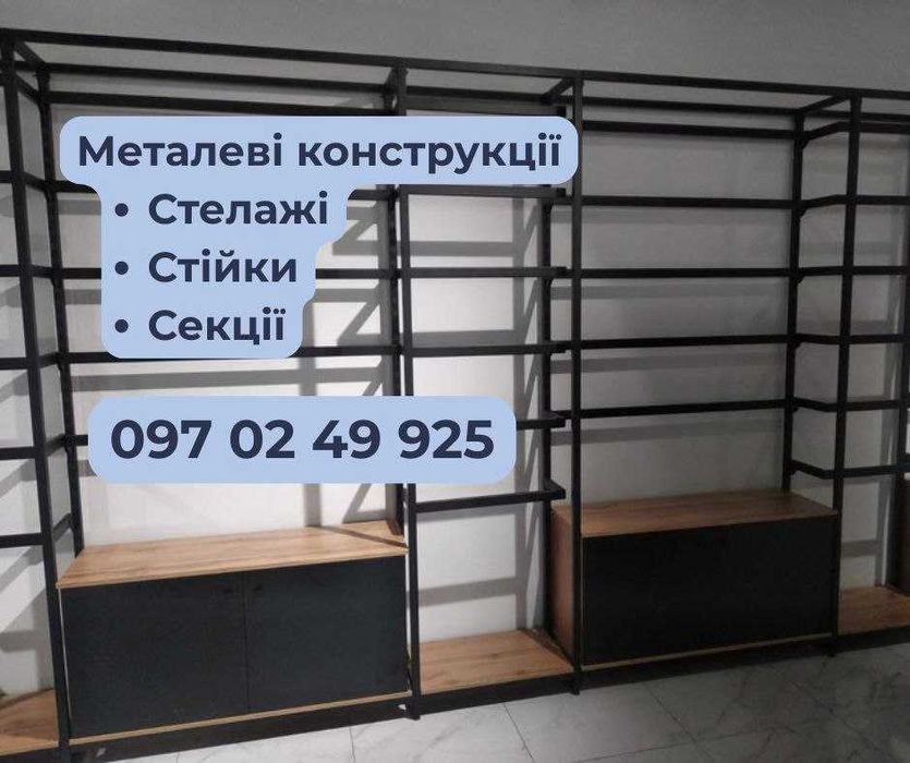 Торгові меблі ІНДИВІДУАЛЬНЕ виготовлення. Меблі для магазину