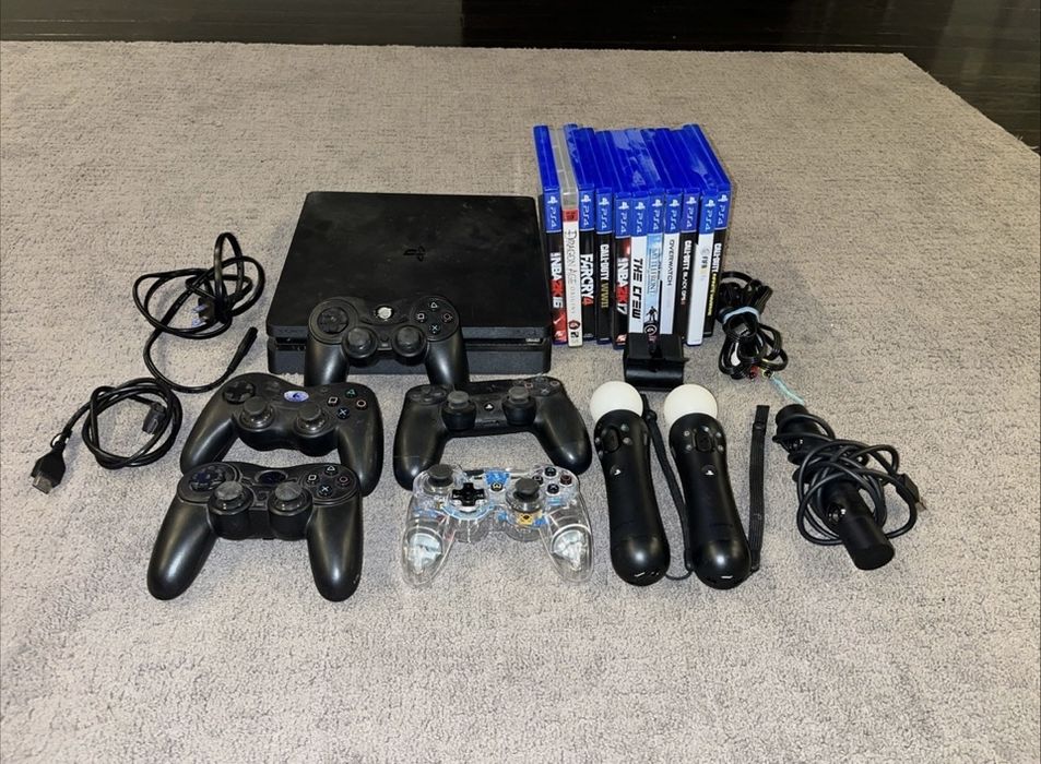 Sony Playstation 4 Slim 1TB 5 джойстиков