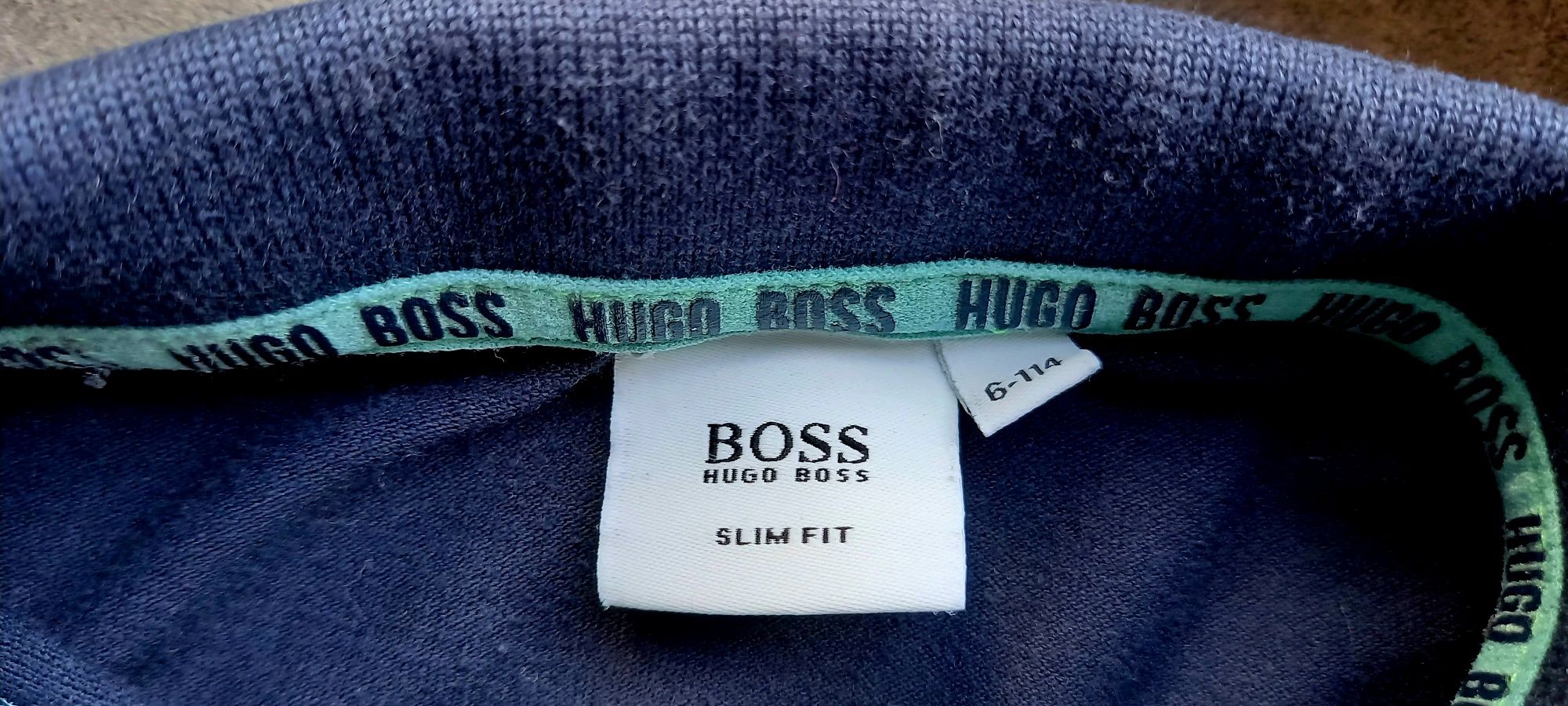 Hugo Boss, bluzka koszulka polo na krótki rękaw, roz. 116cm