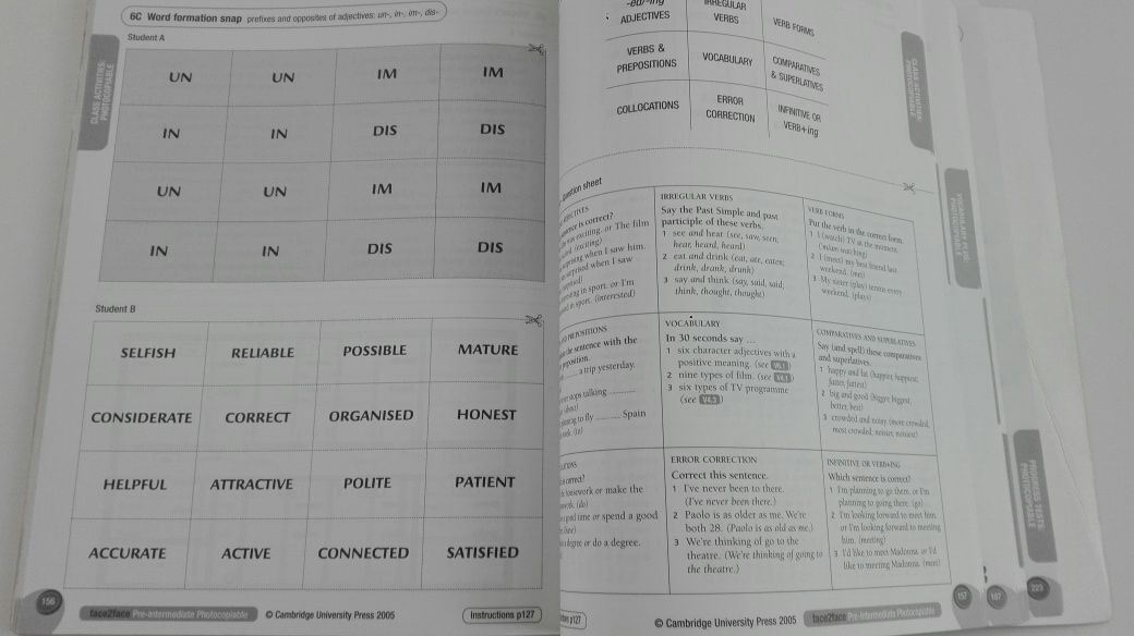 face 2 face pre-intermediate Teacher's Book książka nauczyciela