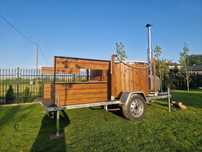 Mobilna Bania/Jacuzzi na przyczepie Ciechanów