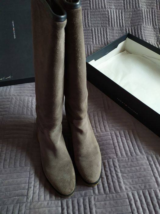 Kozaki damskie skórzane Tommy Hilfiger r.42