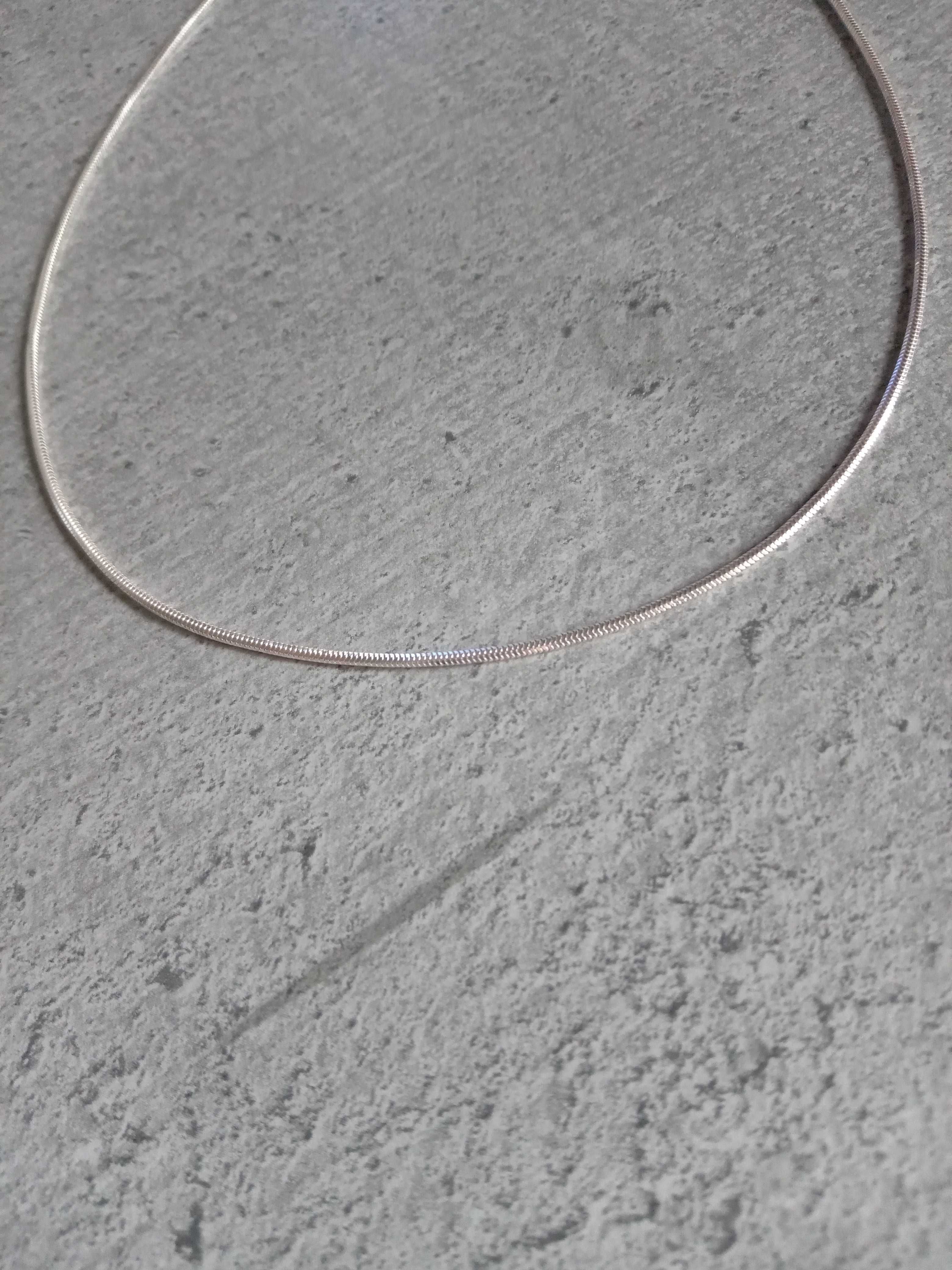 Срібний ланцюг Снейк змійка довжина 45 50 см 55 см серебряная цепочка