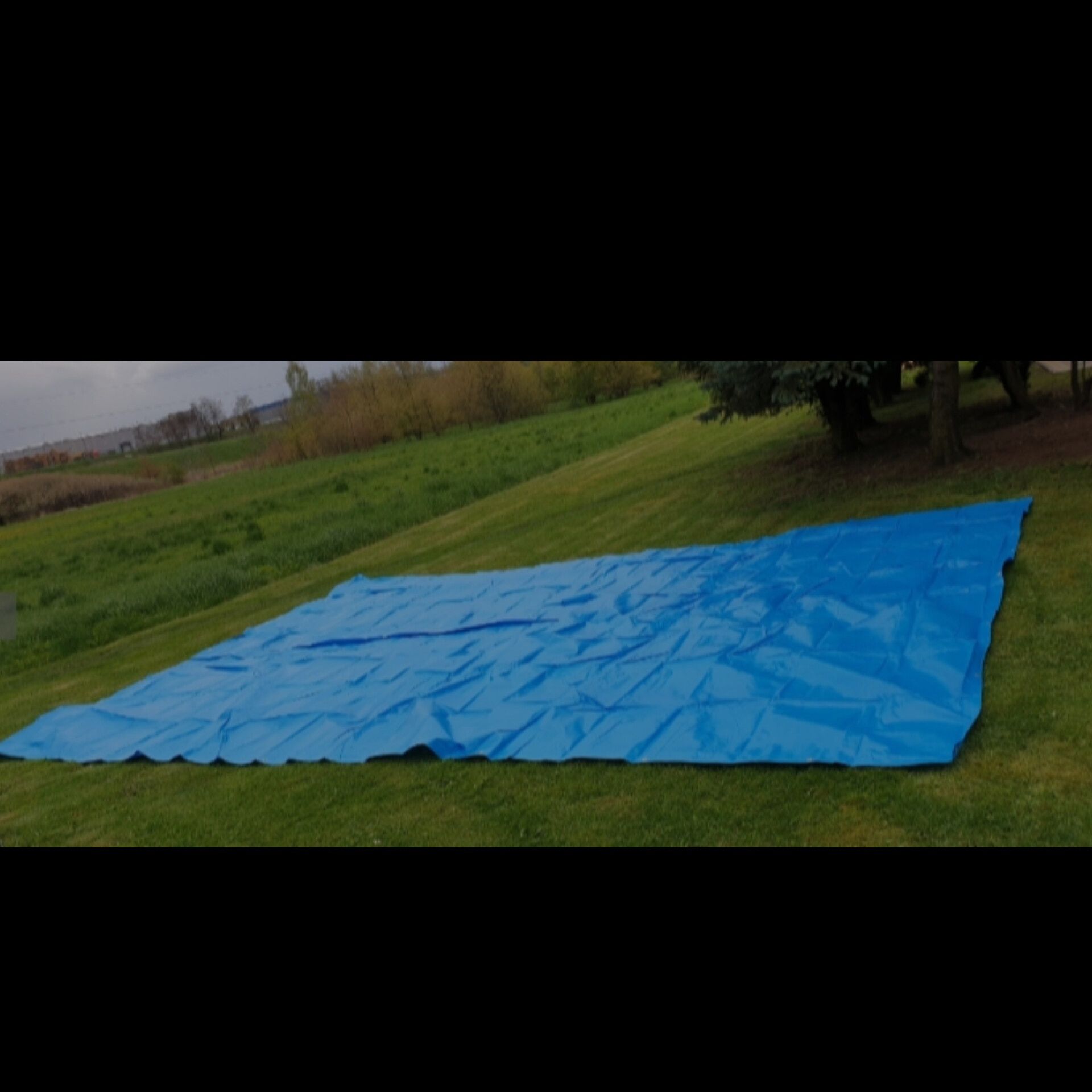 Plandeka 8x5.2m Niebieska Super Mocna