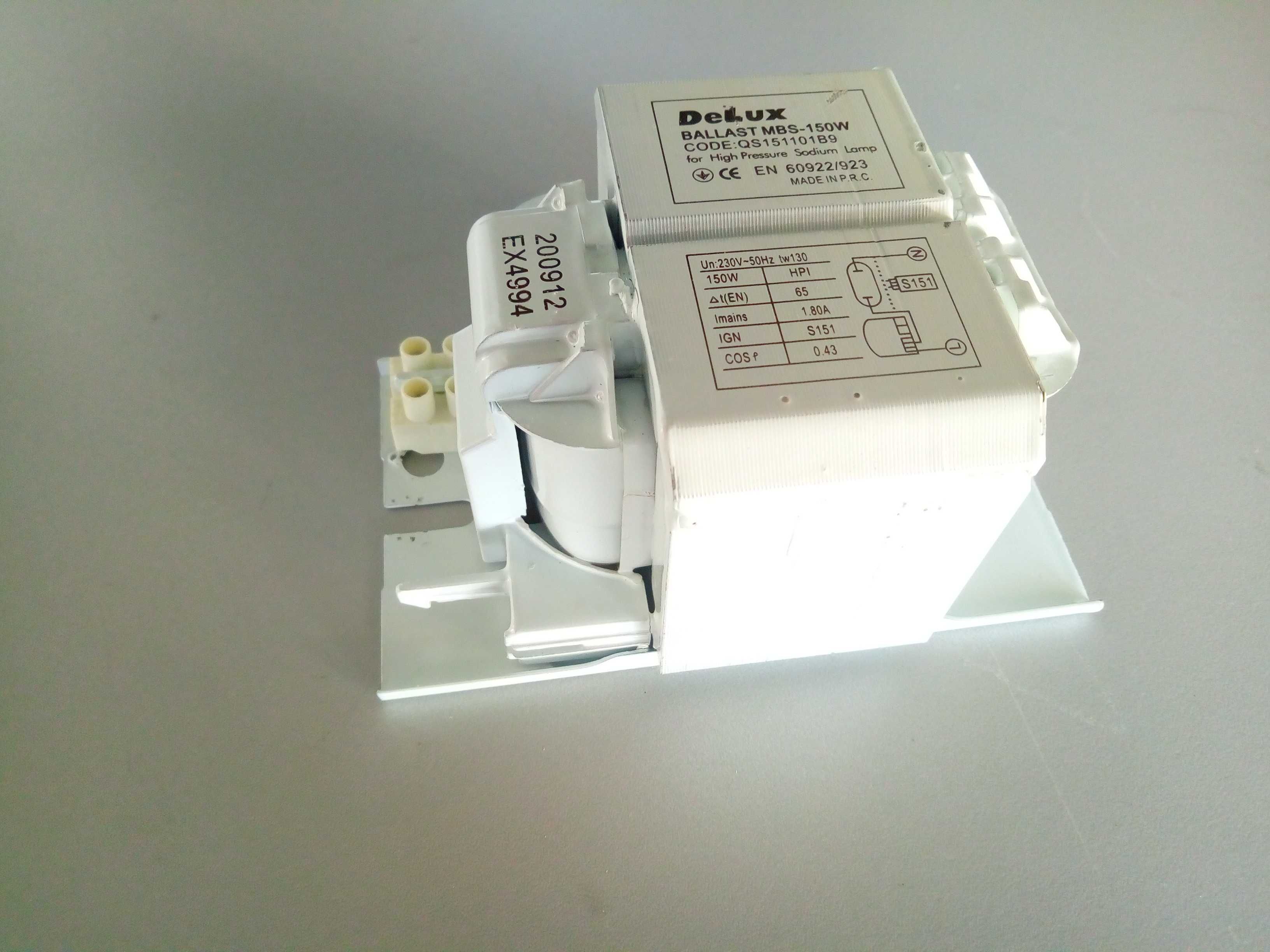 Балласт электромагнитный MBS-150W для натриевых ламп.