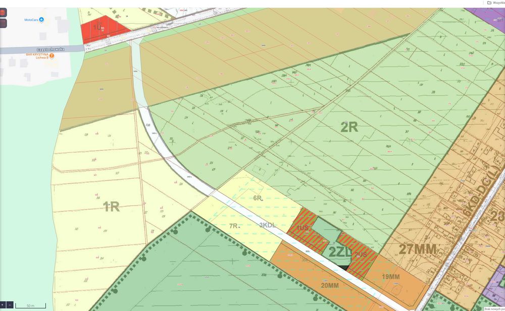 Działka / łąka - Panki