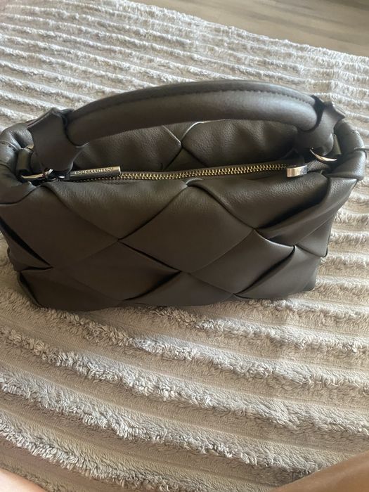 Серая женская сумка