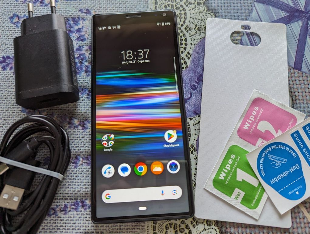 ІДЕАЛ Sony Xperia 10 I4113/2-Sim+CdCard/NFC/3-64Gb/Snapdragon 630