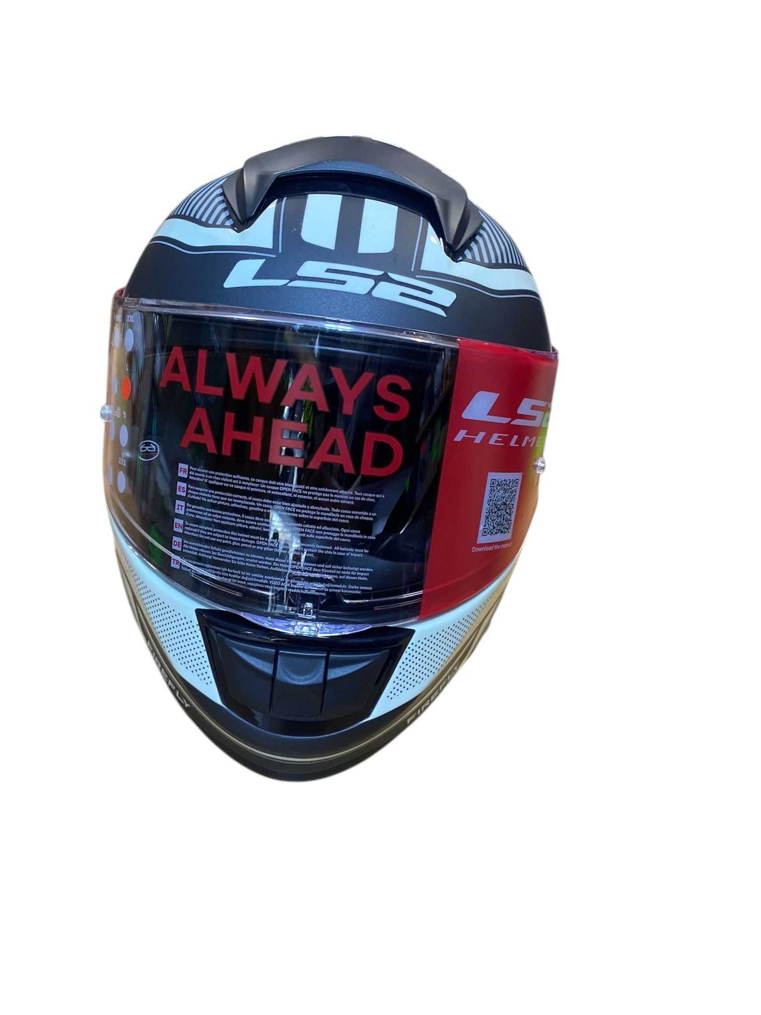 NOWY! Kask Ls2 FF397 VECTOR świecący w ciemności