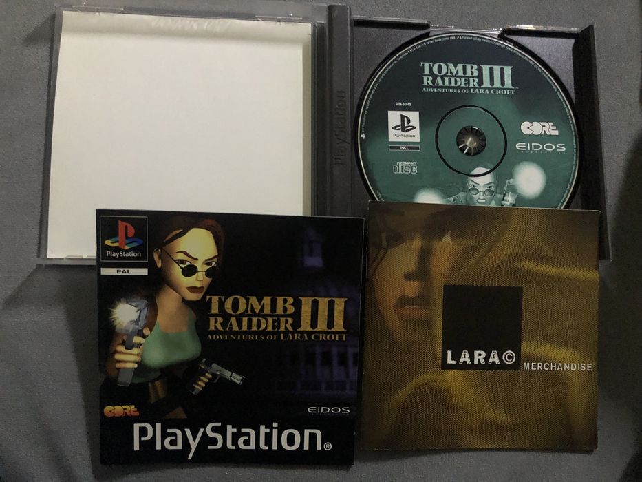 Tomb Raider Playstation 1, 5 частин PS1
