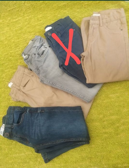 Calças de ganga para menino tam4 tam5 e 6 anos