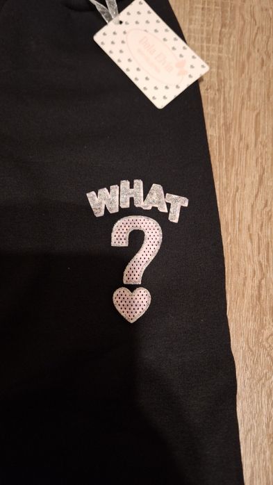 Leginsy, getry ocieplane czarne 110/116 Dola Elvin