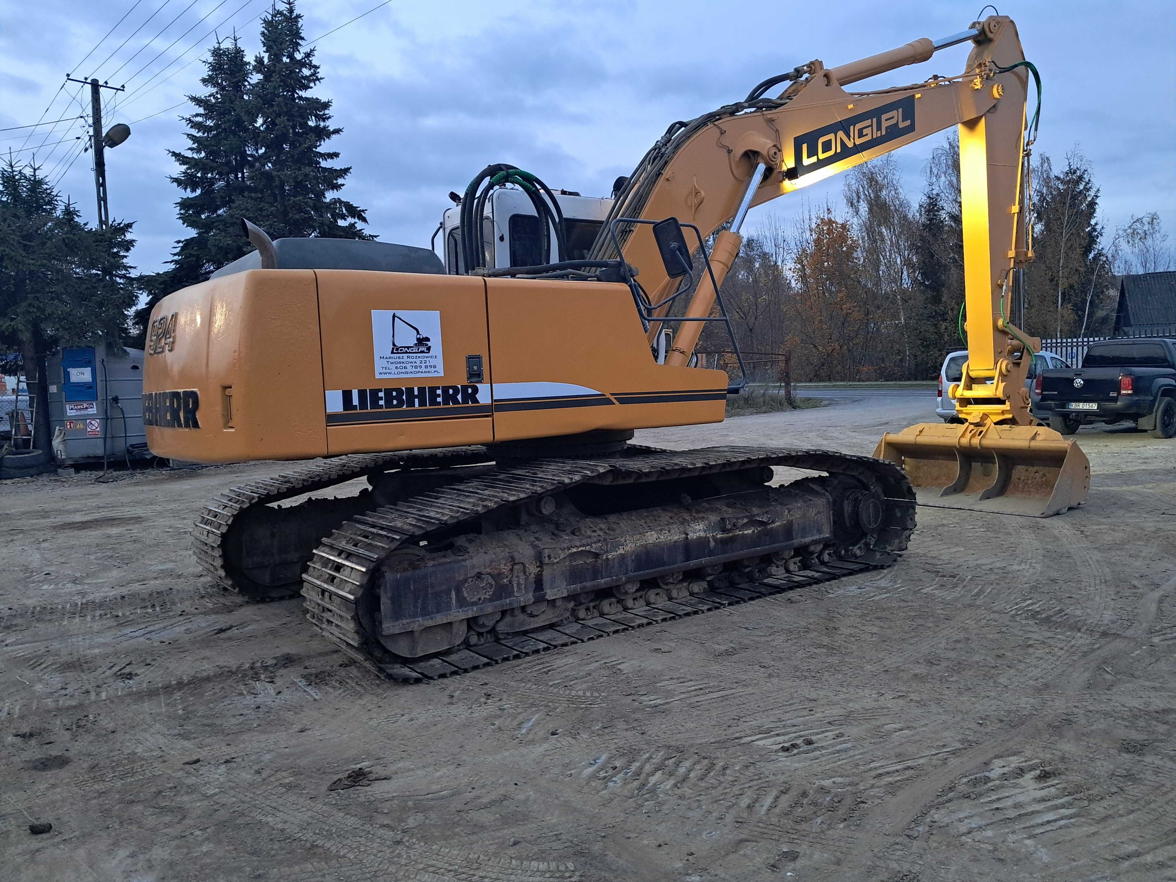 Wynajem Koparki Gąsienicowej 25 T z operatorem System 3D prace ziemne