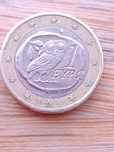 Moeda 1€ Grécia com "S"