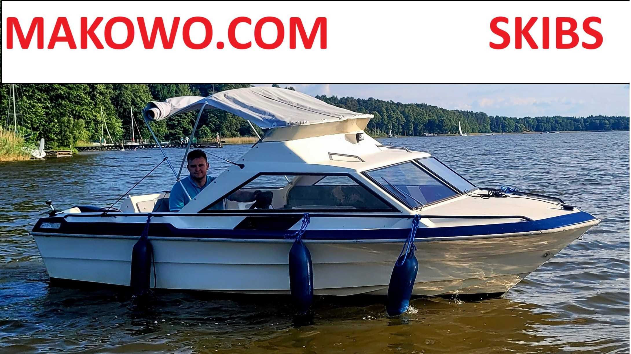 Czarter motorówki wynajem, jacht bez patentu Iława Jeziorak