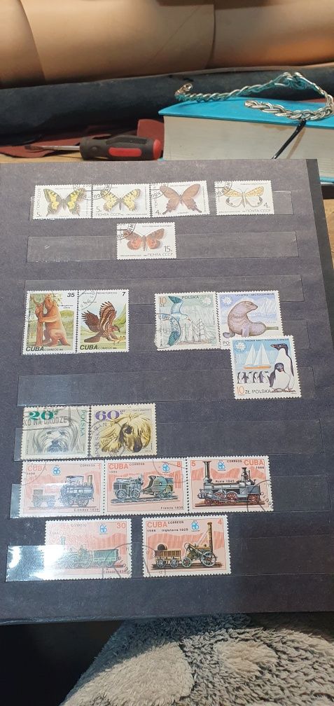 Klaser 1 znaczków z całego świata