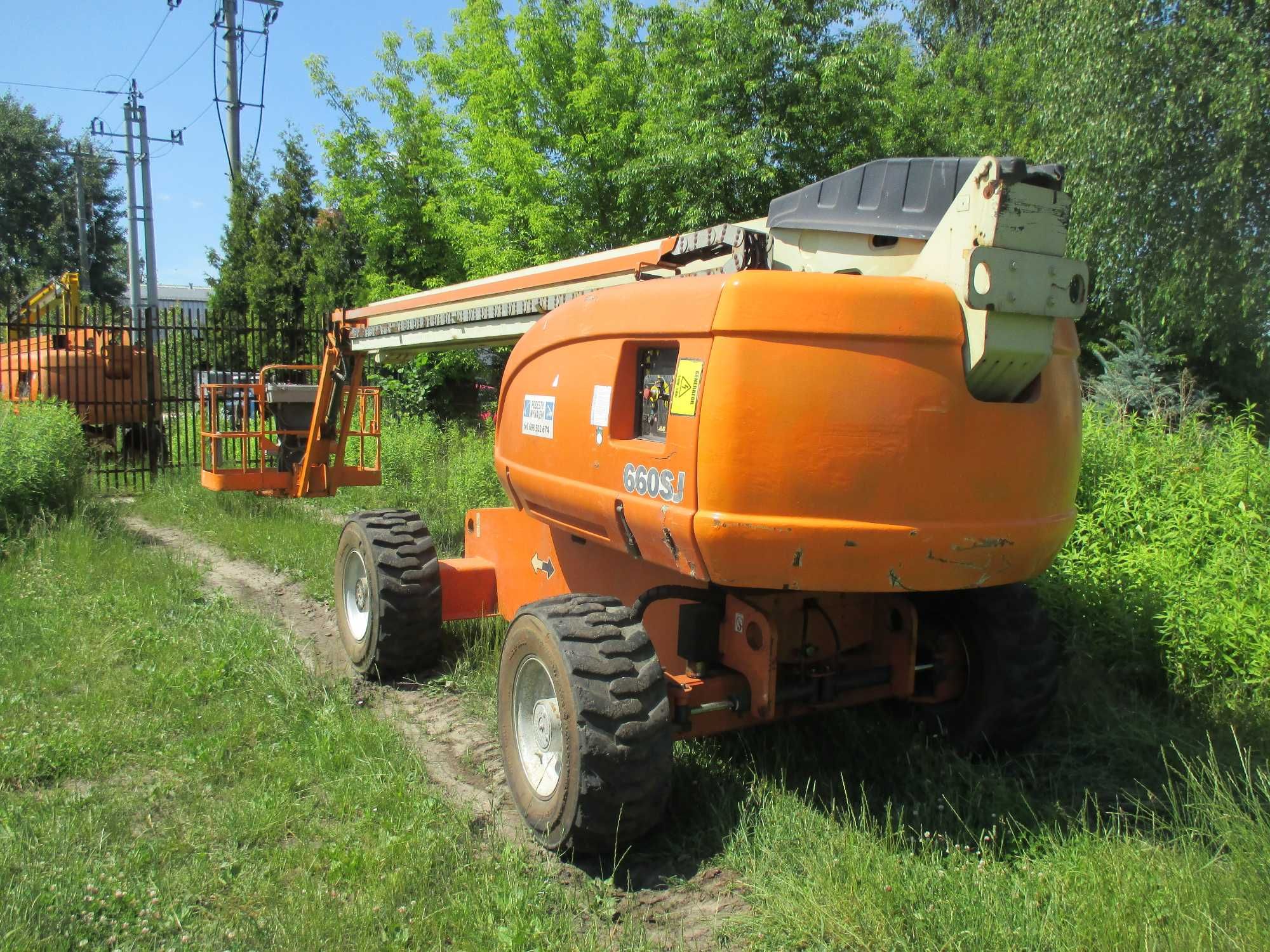 podnośnik koszowy teleskop zwyżka 23m. jlg genie haulotte wynajem