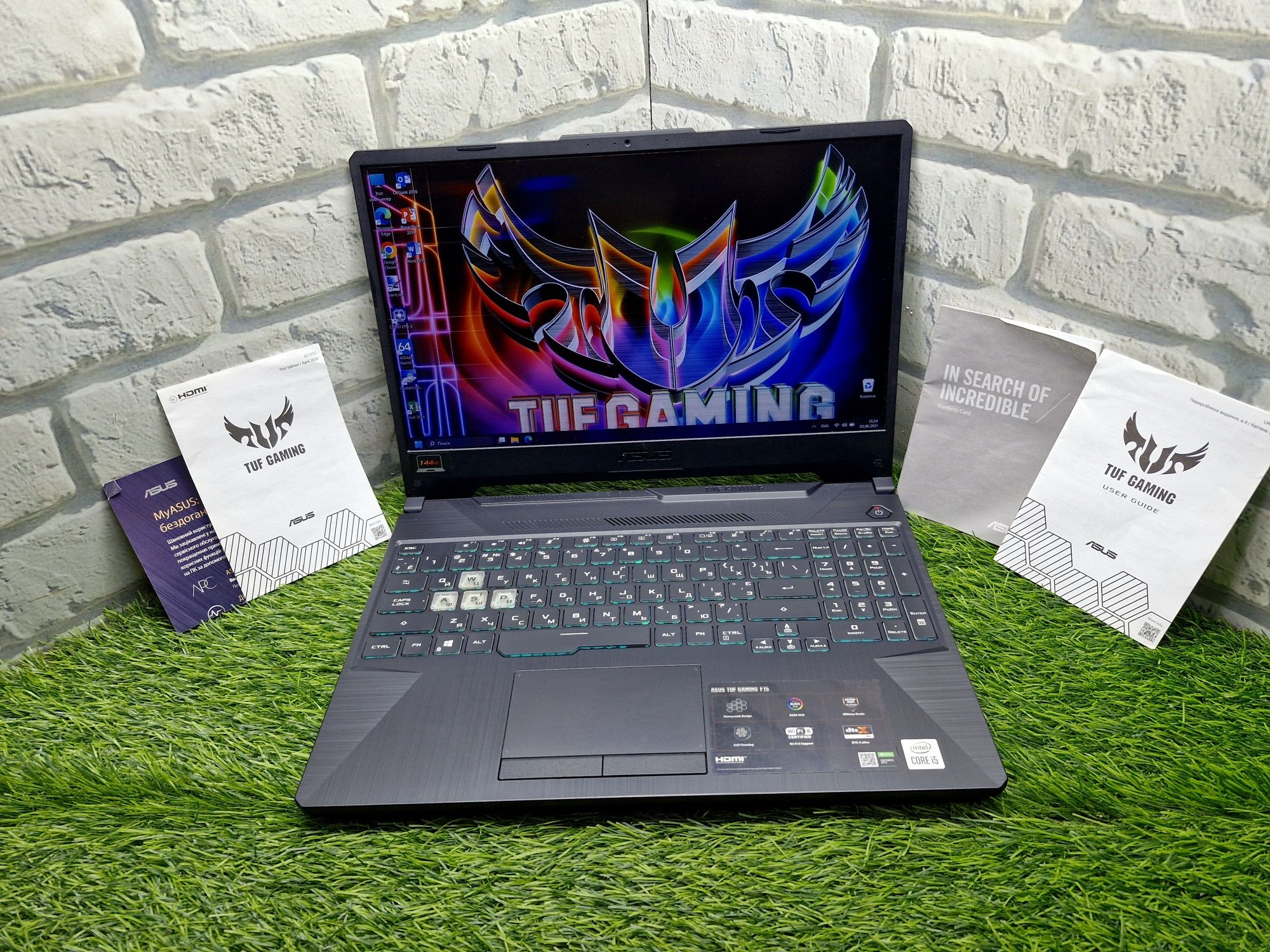 Магазин:Asus TUF Gaming/Core i5-10300H/8gb/500SSD/GTX 1650 4ГБ/Игровой