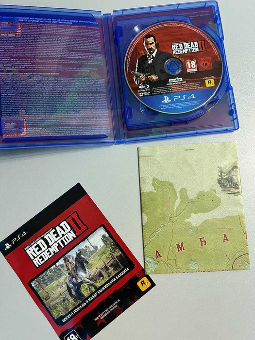 Диск Red Dead Redemption 2 PS4