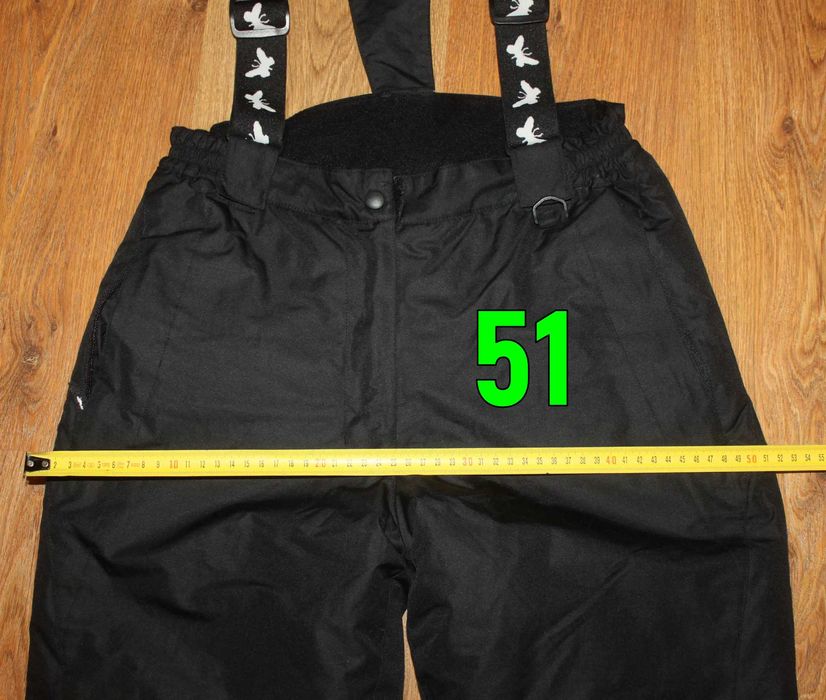 Женские зимние черные лыжные / трекинговые штаны rodeo m-l