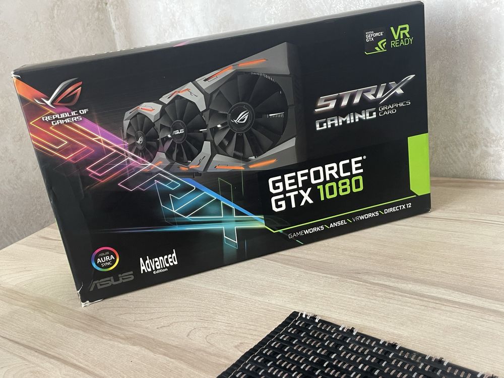 Видеокарта ASUS ROG Strix GTX 1080 8GB – топ за свои деньги!