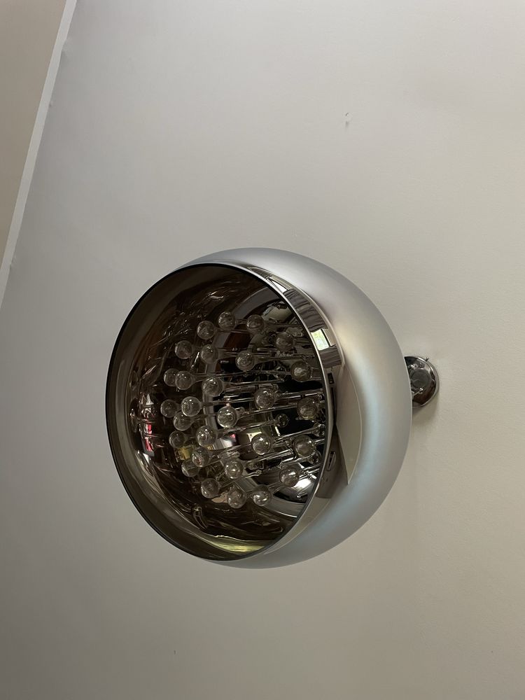 Lampa wisząca / żyrandol glamour (duża) z sopelkami/kryształkami