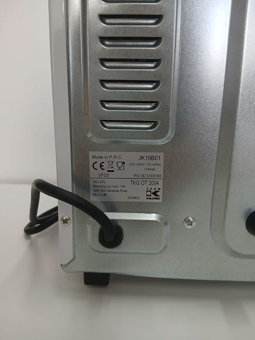Mini Piekarnik Elektryczny Opiekacz GRILL 19L 1280W wolnostojący