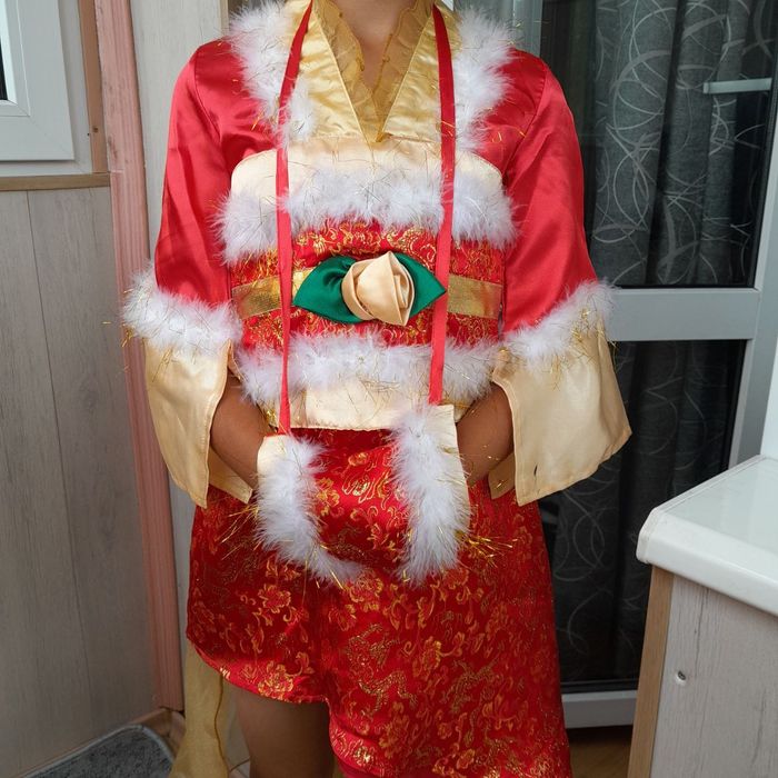 Костюм дитячий новорічний Снігурочки Снігурки Санти