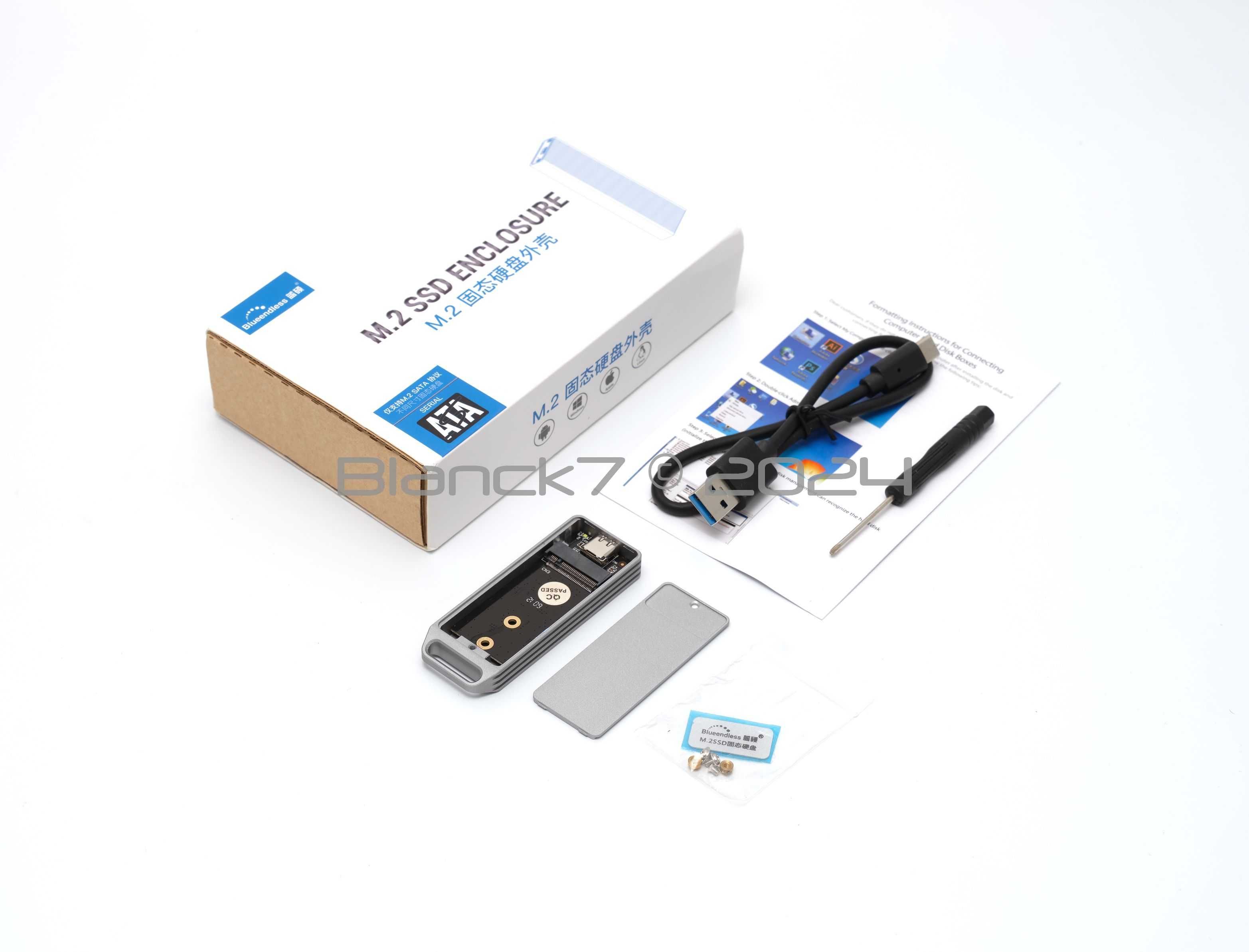 Blueendless M.2 SSD Obudowa dysku