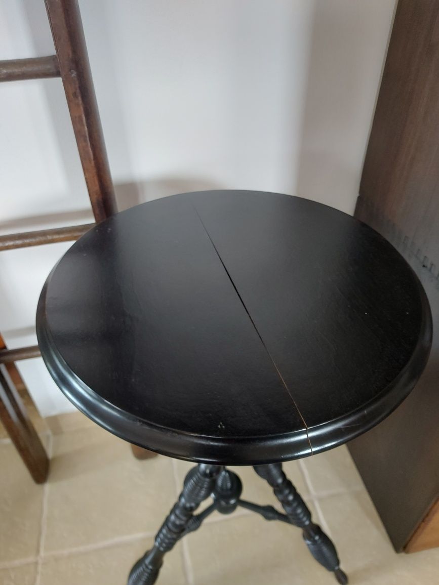 XIX wieczny ebonizowany stolik