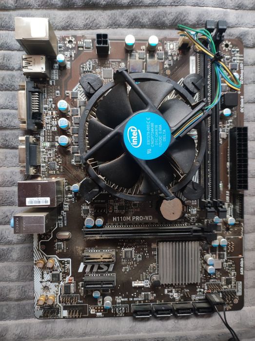 Płyta główna H110M PRO-VD, i5 7400, GTX 1060, zasilacz 500W