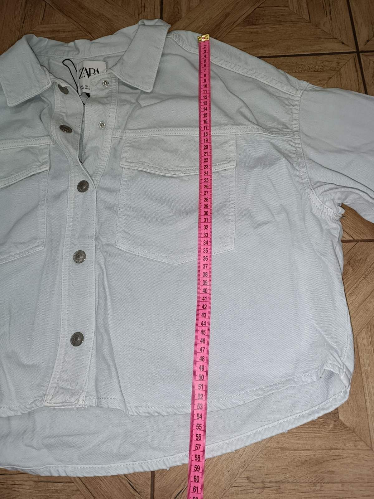 Джинсовая рубашка Zara, размер L