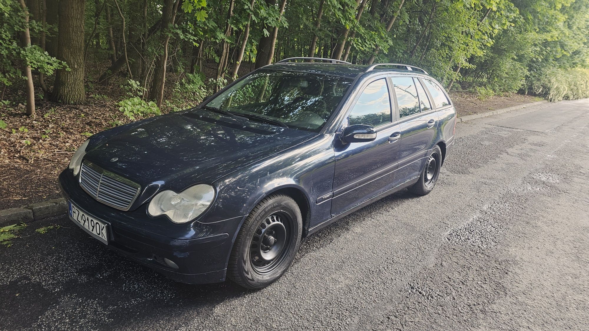 Mercedes C220D C220 diesel automat hak kombi sprawna klimatyzacja