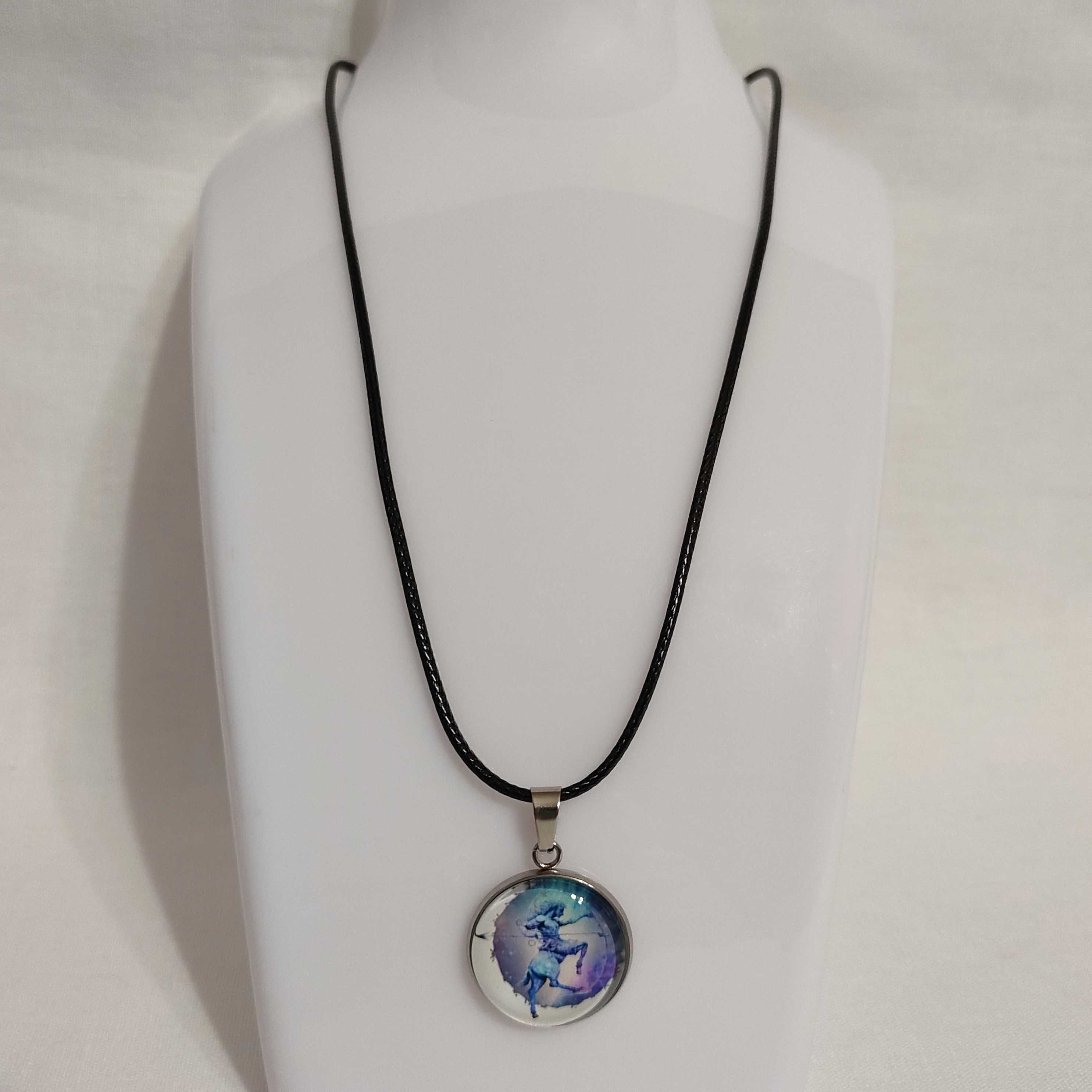 N169 Naszyjnik Strzelec Znak Zodiaku Handmade