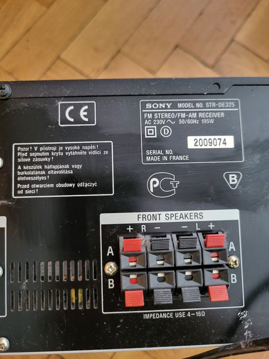 Amplituner Sony używany