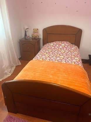 Cama 0.90x1.90 madeira certificada