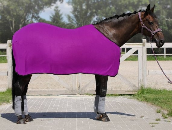 Derka polarowa ekona dla konia koni fioletowa 125
