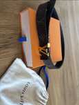 Louis Vuitton belt pasek Reversible Noir dwustronny