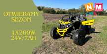 800W 4x4 24v/7ah CAN-AM MAVERICK Buggy dla dzieci Auto na akumulator