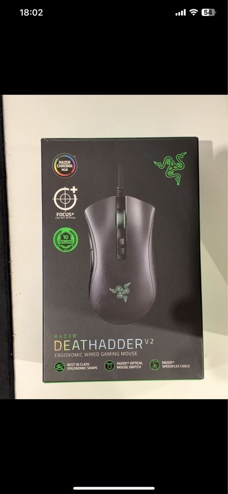 Rato Razer Deathadder V2