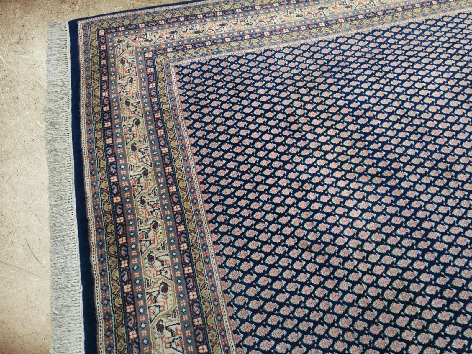 Indo Mir - Tonacja Granatu - Perski dywan - Wełniany - 225 x 340 cm