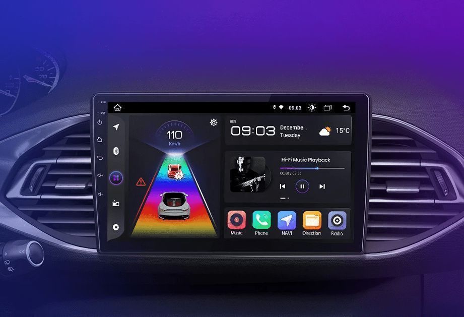 Radio dla Peugeot 308 308S od 2013 - 2017 CarPlay Android (1GB-32GB)