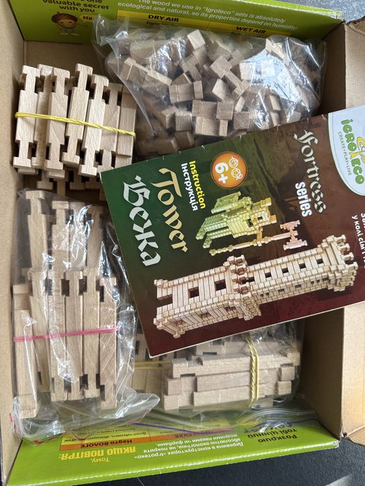 Конструктор дерев'яний Вежа 900330 IGROTECO